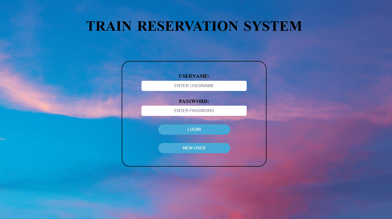Railway Reservation System